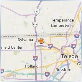 Paul Mitchell the School Toledo Location Map
