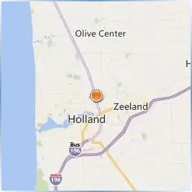 The Salon Professional Academy of Holland Location Map